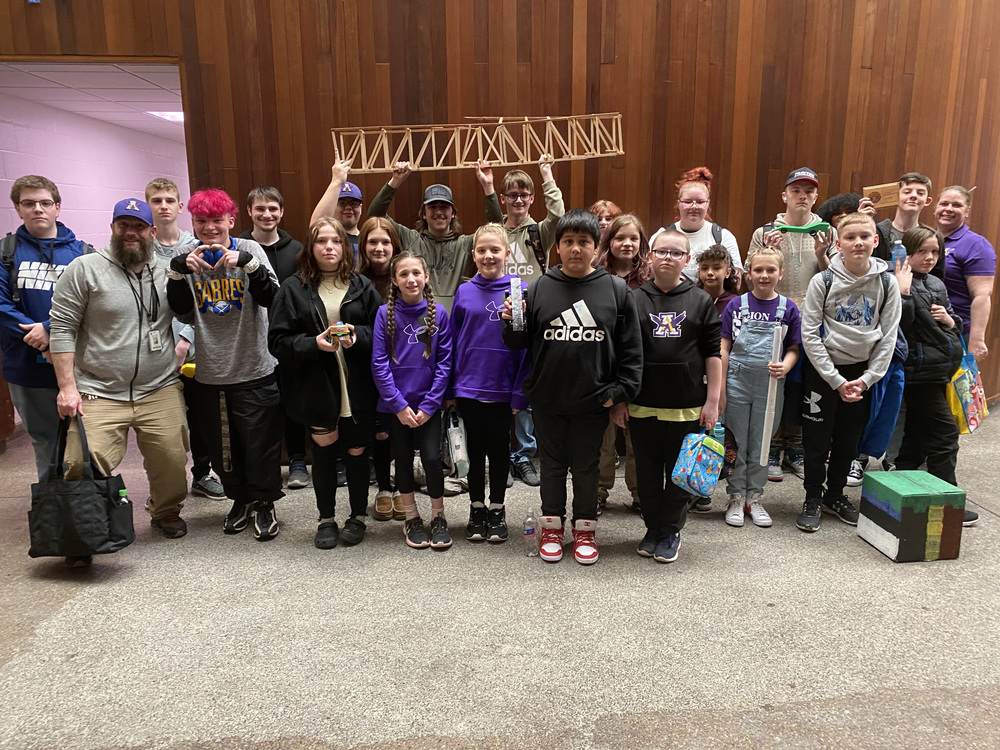 students and advisors at tech wars