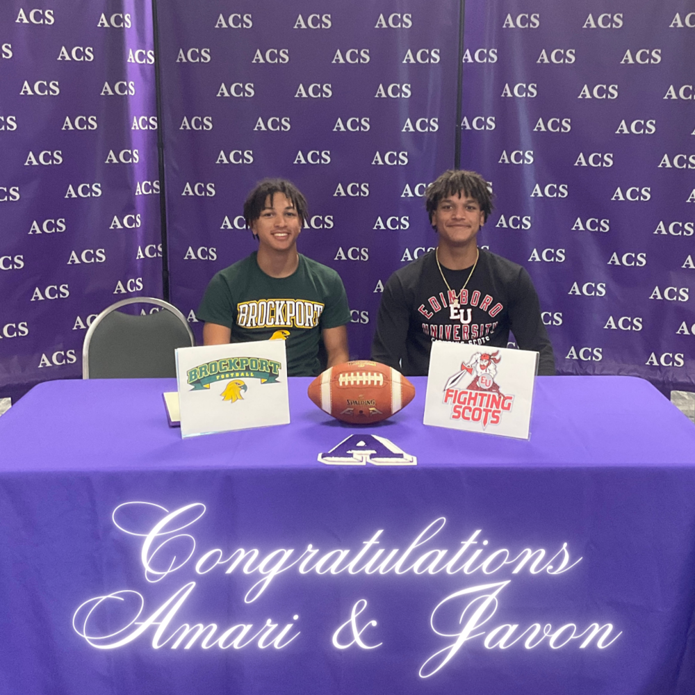  Amari and Javon Jones are ready to take the field in the 47th Annual Kensington Lions All-Star High School Football Classic