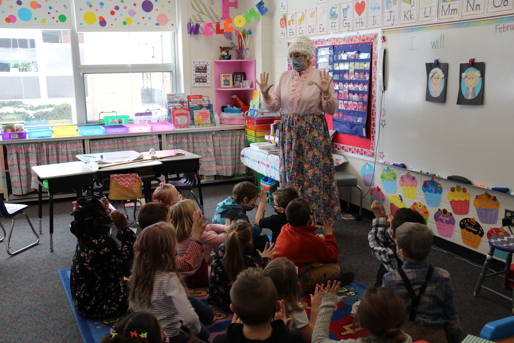 a teacher dressed as a grandma teaches a lesson