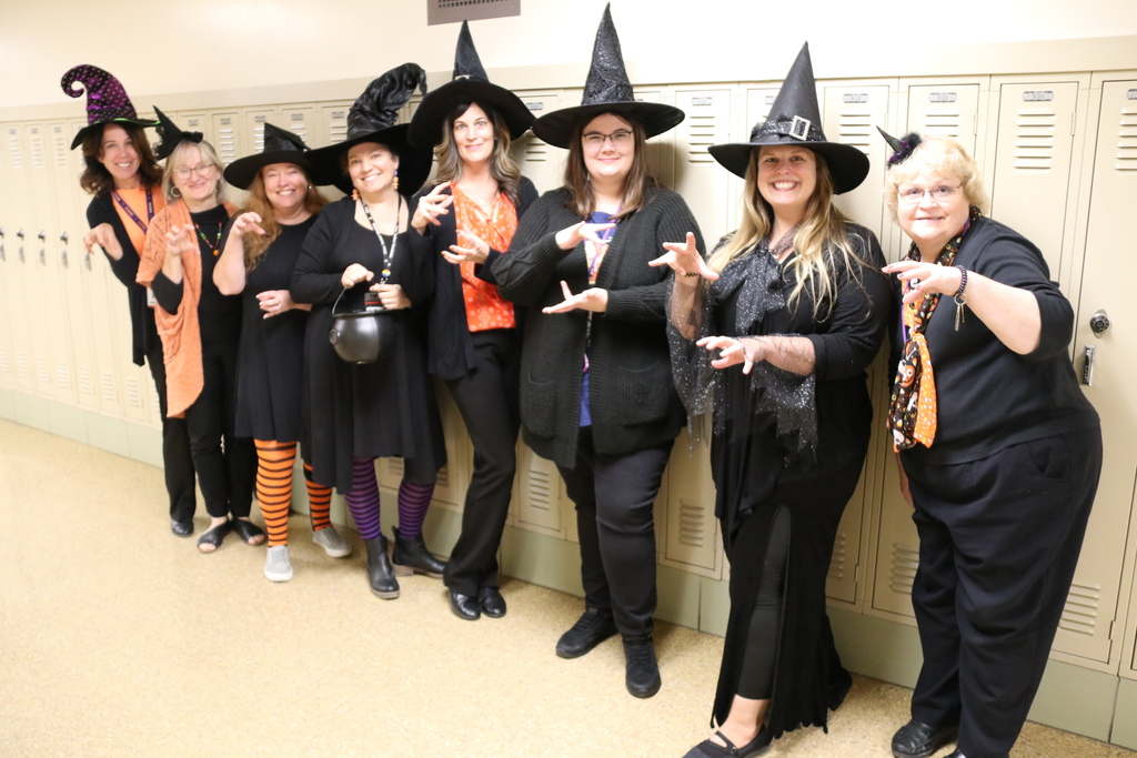 teachers dressed as witches