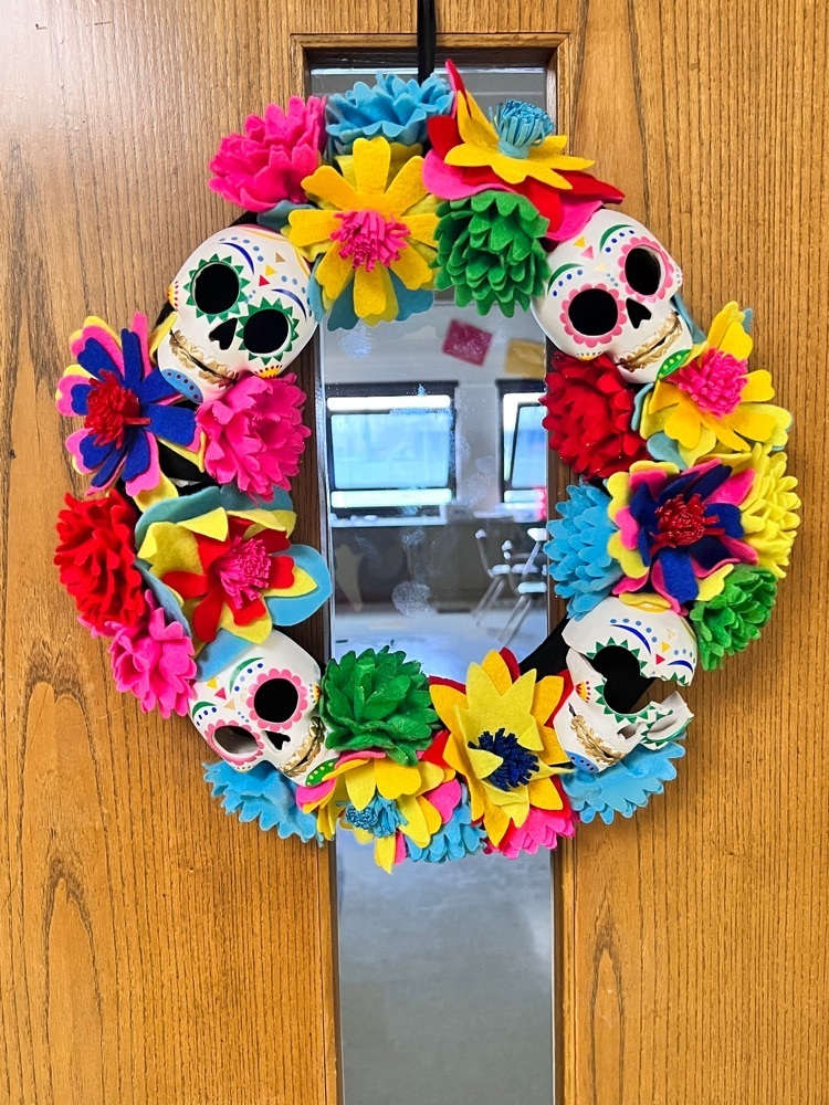 day of the dead wreath