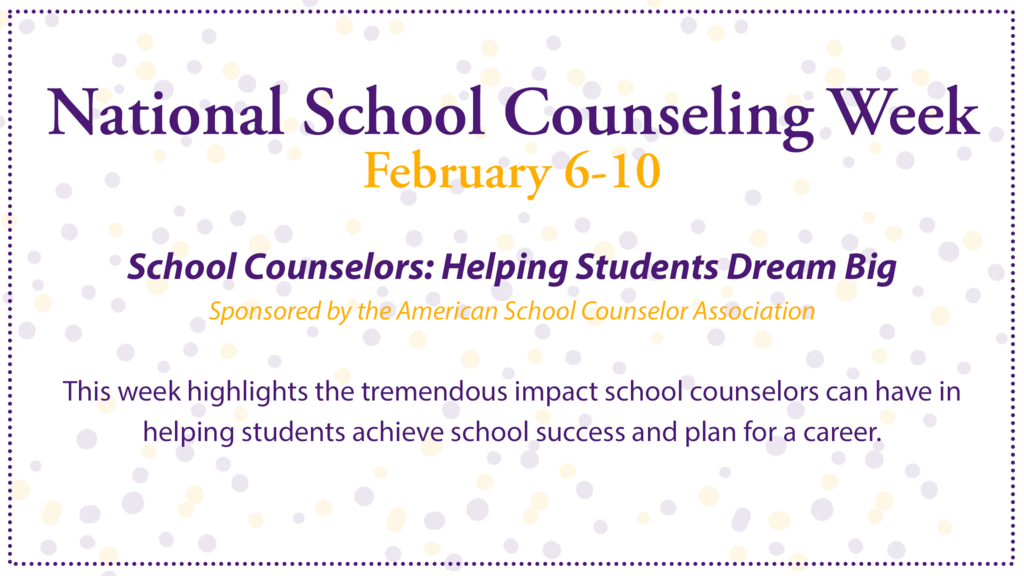 school counseling week graphic