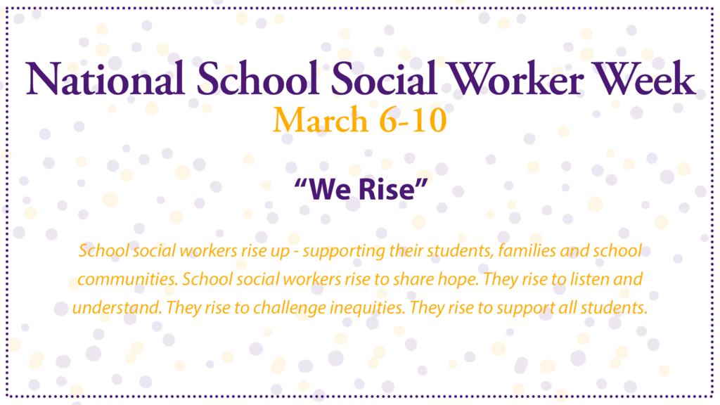 school social worker week graphic